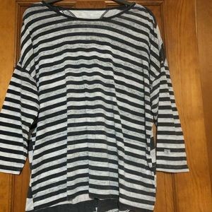 Grey/White Tommy Hilfiger striped shirt!